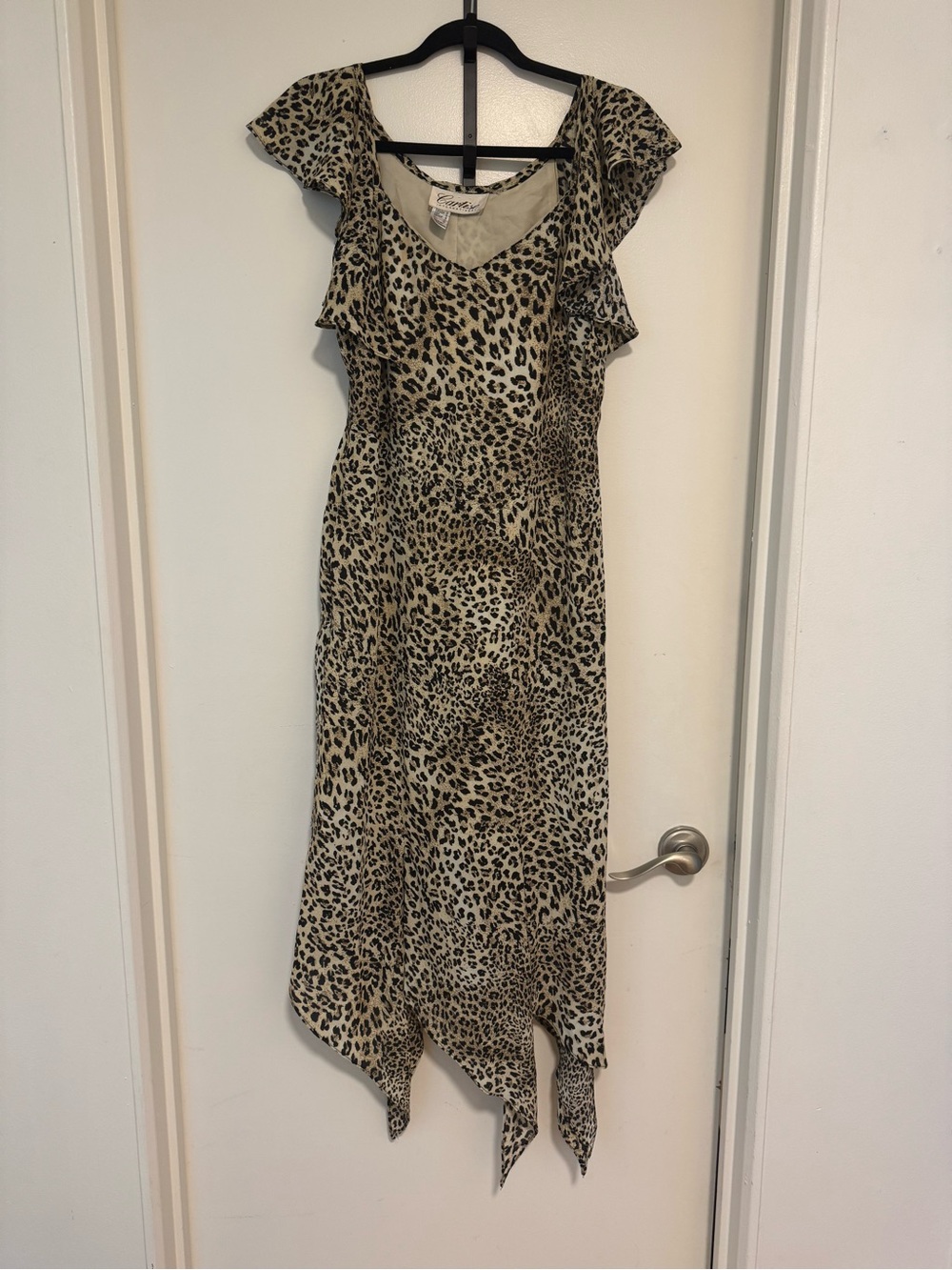 Vintage Cheetah Print Dress